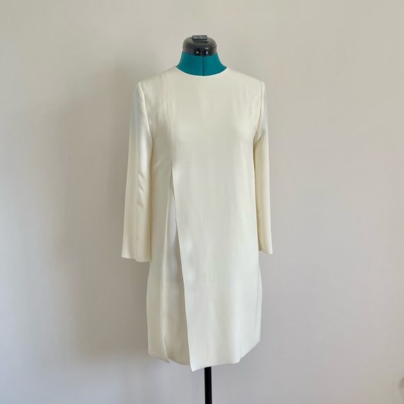OAK + FORT Dresses & Skirts - OAK + FORT Cream Minimalist Shift Dress